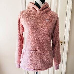 //SOLD// NWT Abercrombie Kids Girls Size 15/16 Pink Plush Fleece Hoodie Pullover